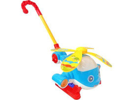Walk and Push and Pull Along Helicopter Toy for Kids